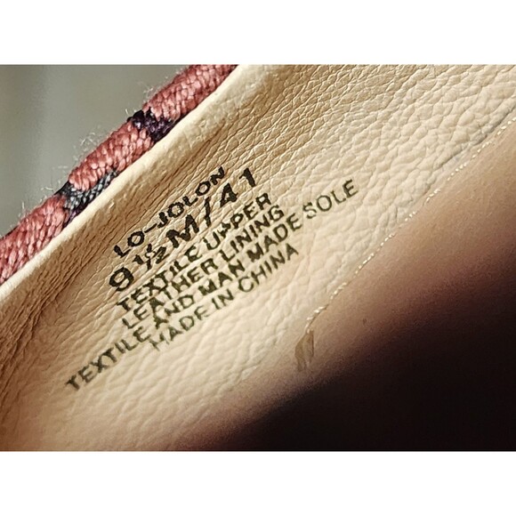 Louise et Cie JOLON Pointed Toe Block Heel Pumps Shiraz Multi Pattern Size 9.5 - Picture 7 of 8